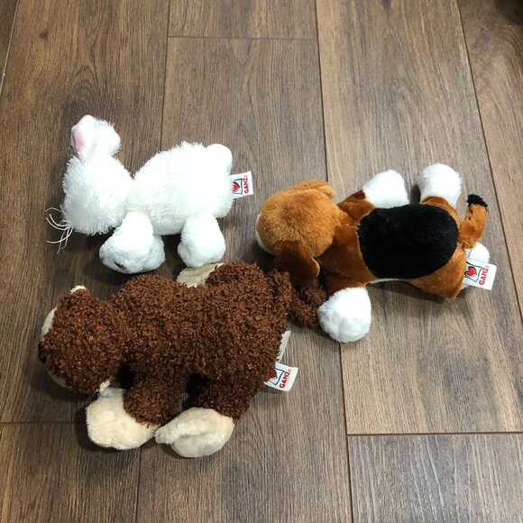 Ganz Webkinz HM078 HM080 HM141 Beagle Rabbit  Monkey Plushie Plush Bean Bag LOT - Picture 2 of 8